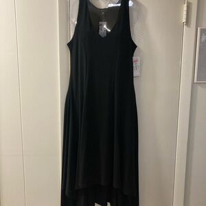 Karen Kane Black V-Neck High Low Sundress